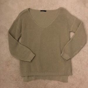 boohoo stone oversized sweater